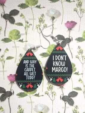 Christmas Vacation: Why is the Carpet Wet & Margo Hypoallergenic Earrings